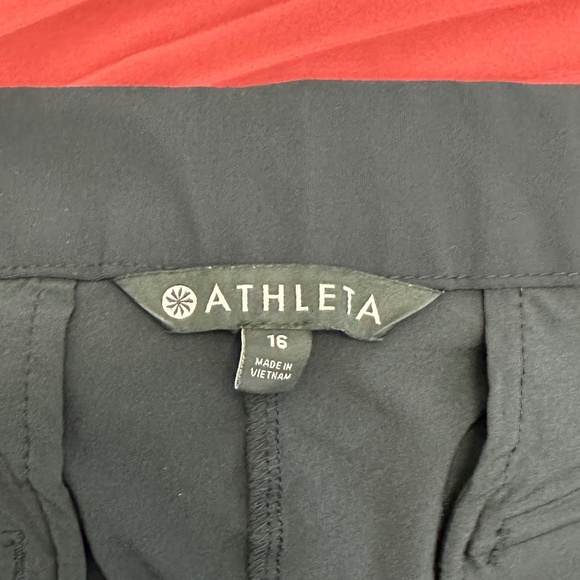 Athleta Black Gramercy Track Trouser size 16 - Picture 7 of 8